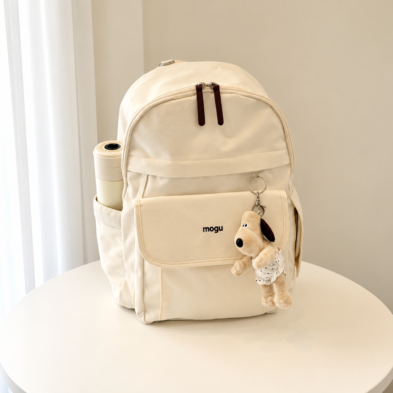 MOGU Backpack-IVORY 2