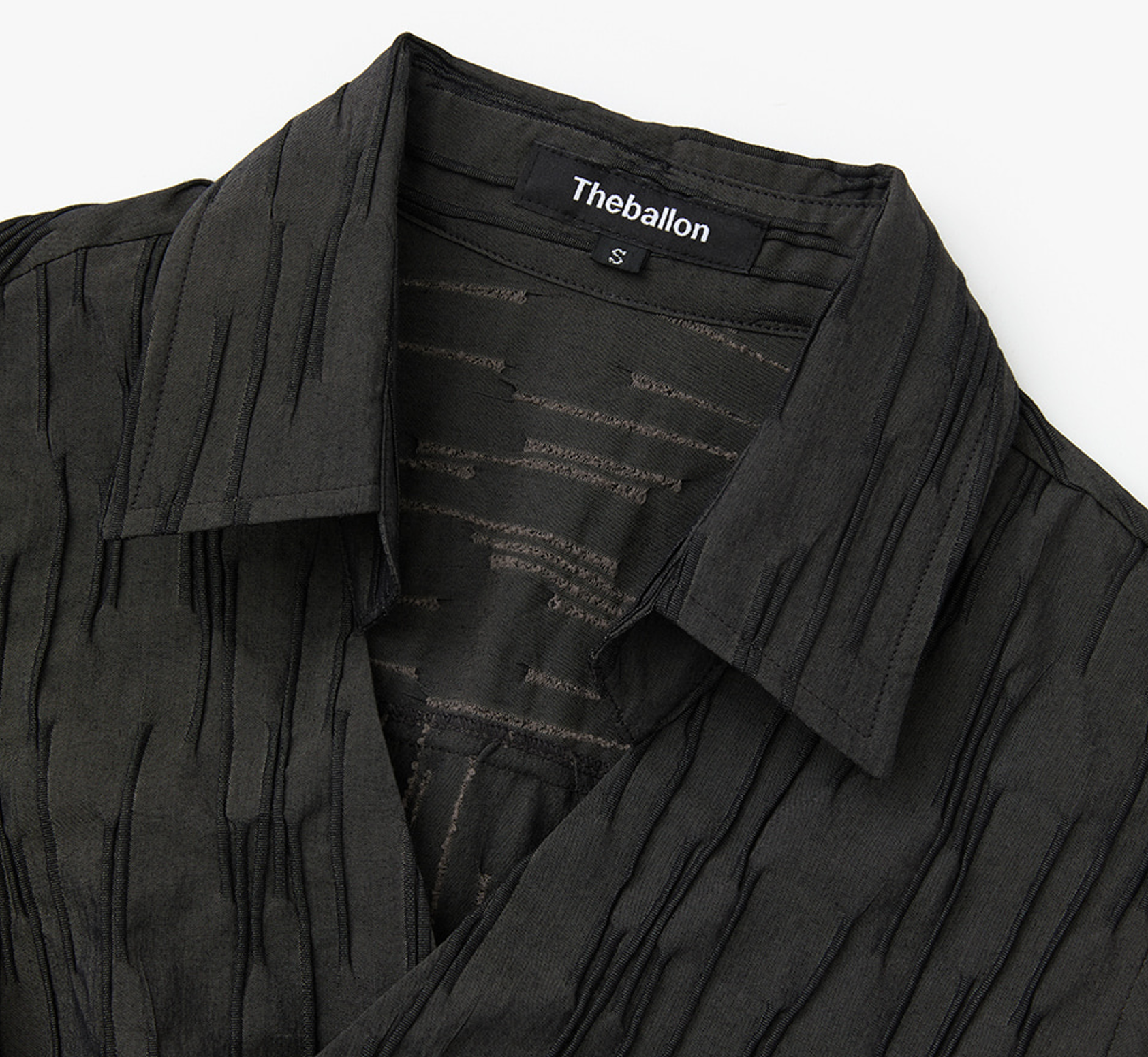 UNBALANCED SHIRT DARK GRAY 3