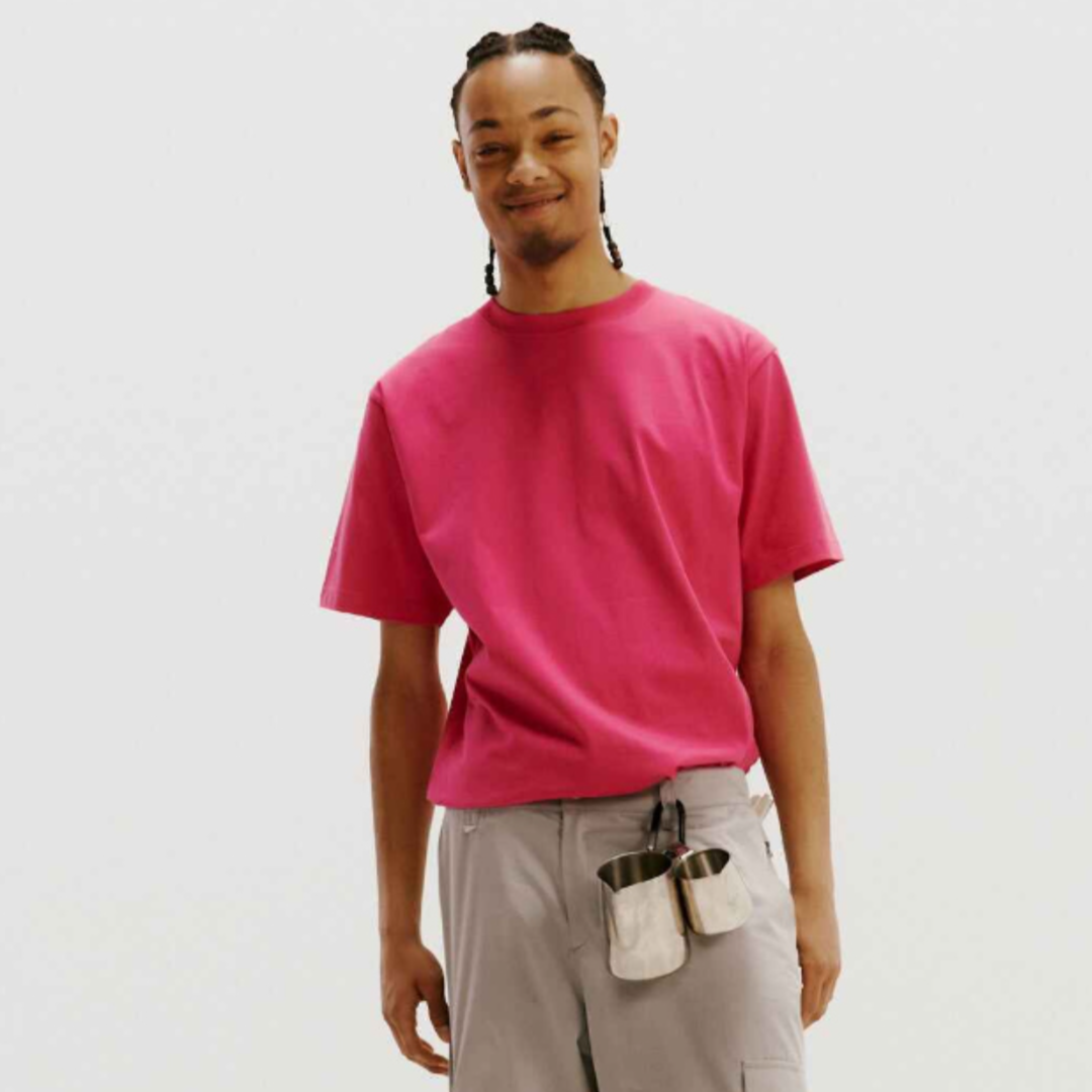 Round Neck T-Shirt-PINK 5