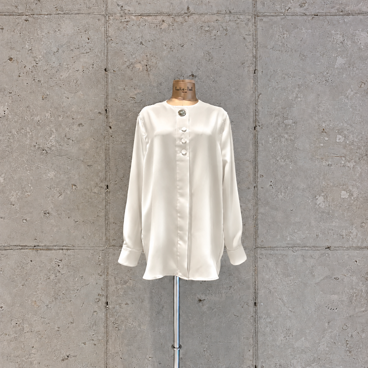 Rookie Button Point Blouse IVORY 4