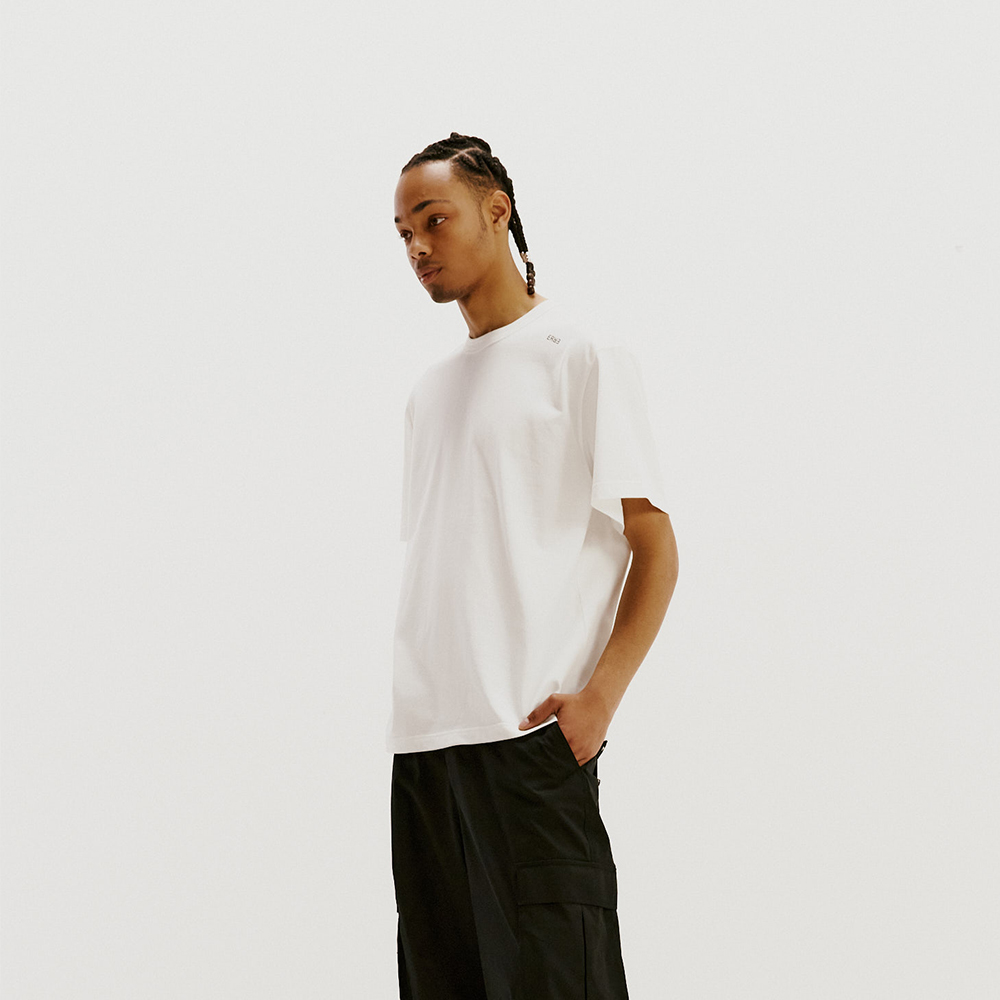 Two Crewneck T-Shirts WHITE 2