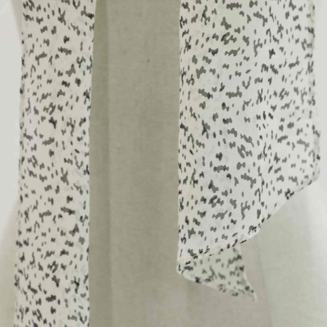 Dot Tie Muffler IVORY PRINT 3