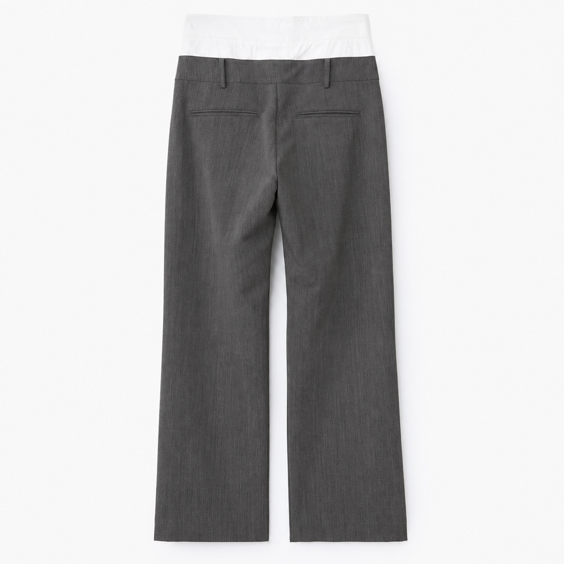 DOUBLE WAIST PANTS GRAY 4