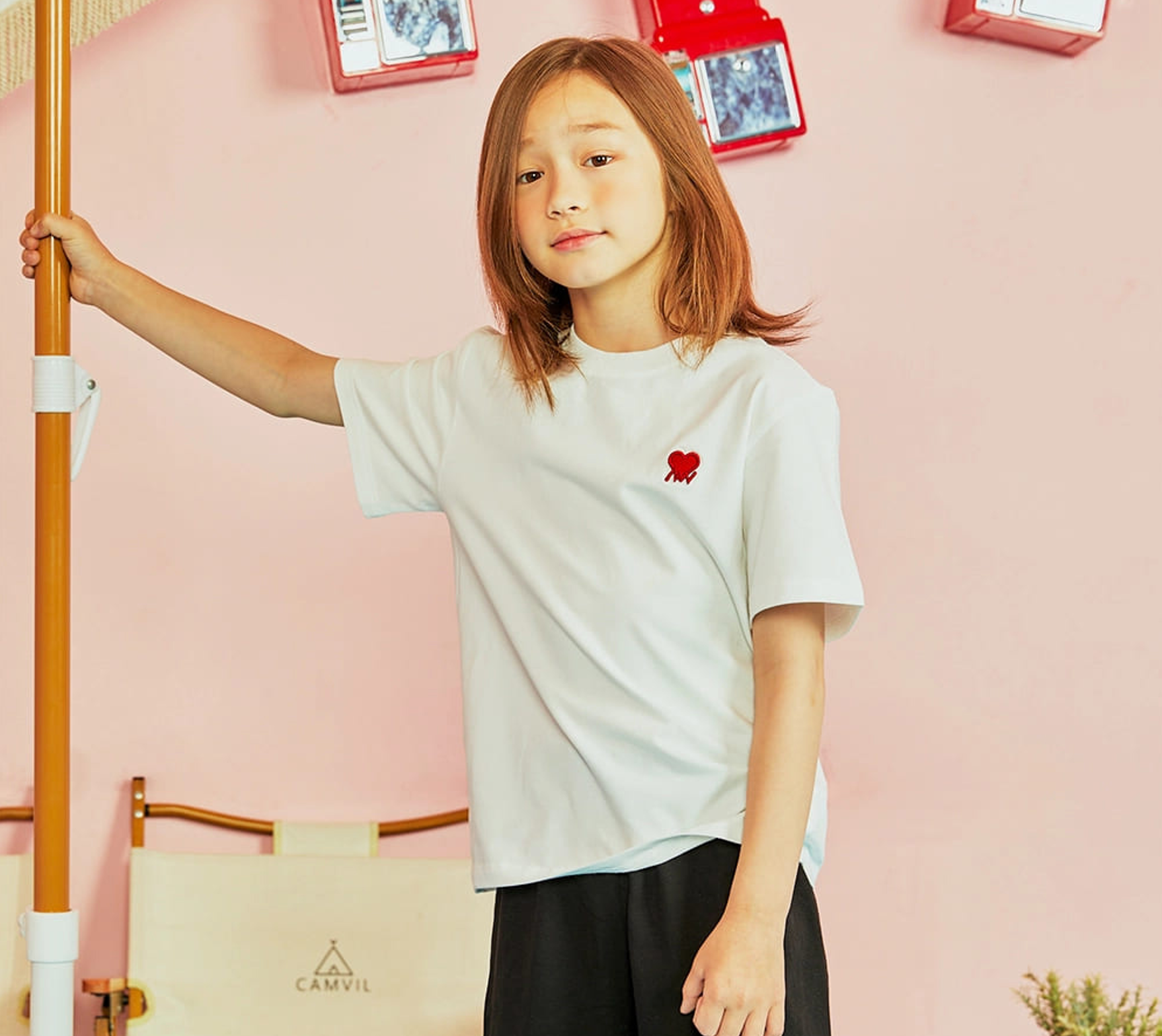 Zigzag Heart Logo T-Shirt IVORY 3