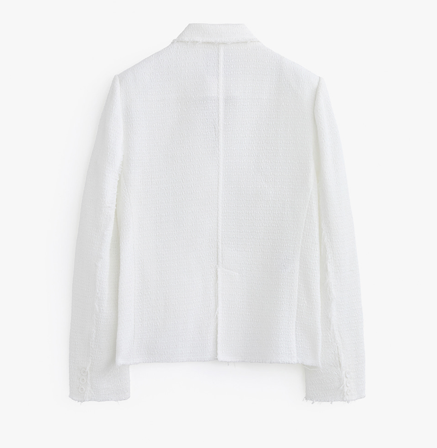 WOMEN SIDE OPEN JACKET WHITE 2