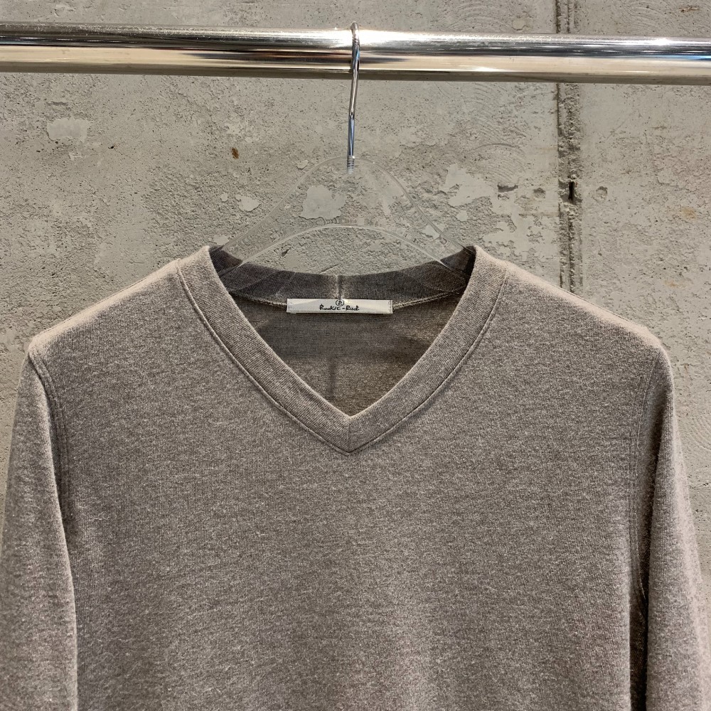 Rookie Angora V-Neck T-Shirt Light Brown 2