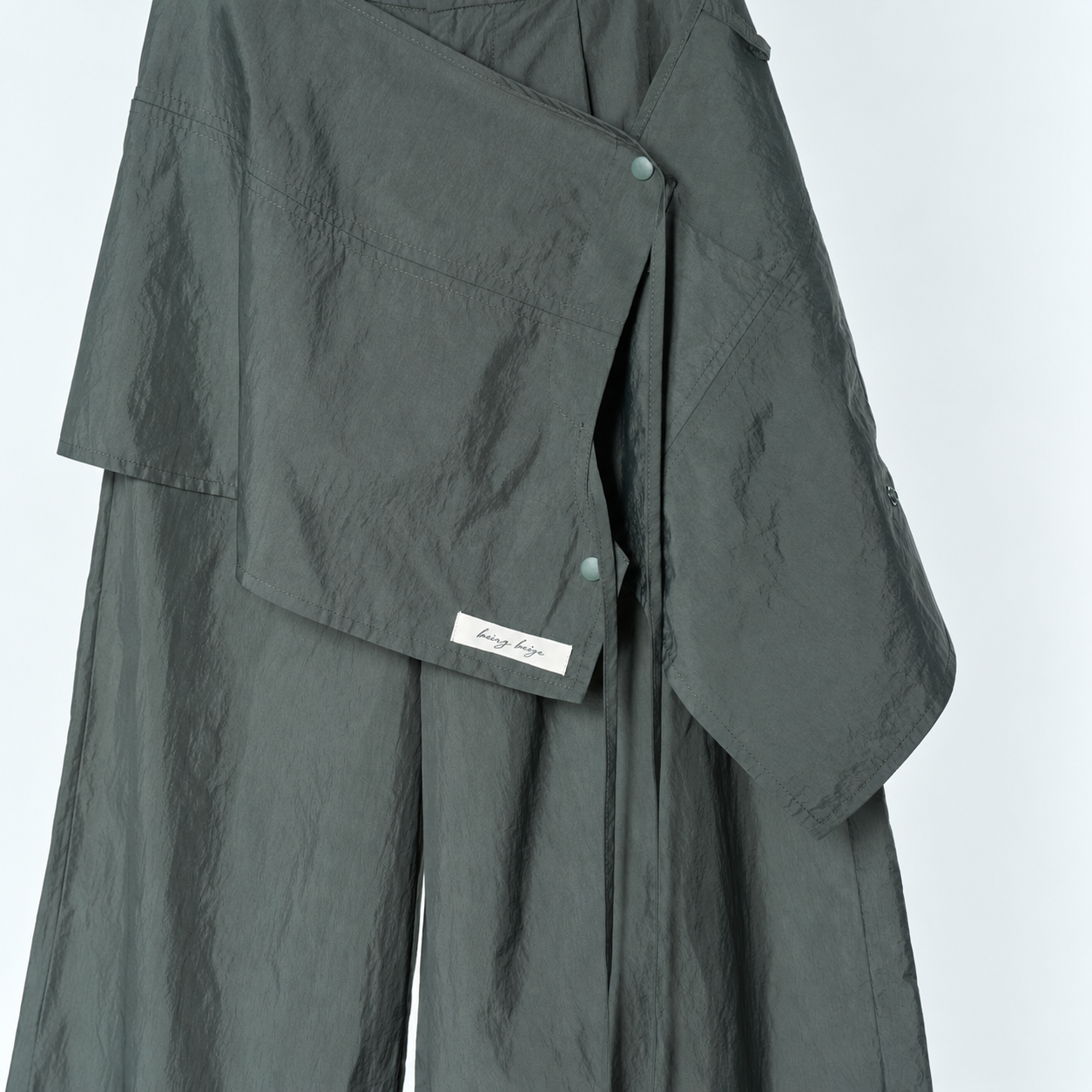 cozy wrap pants Khaki 8