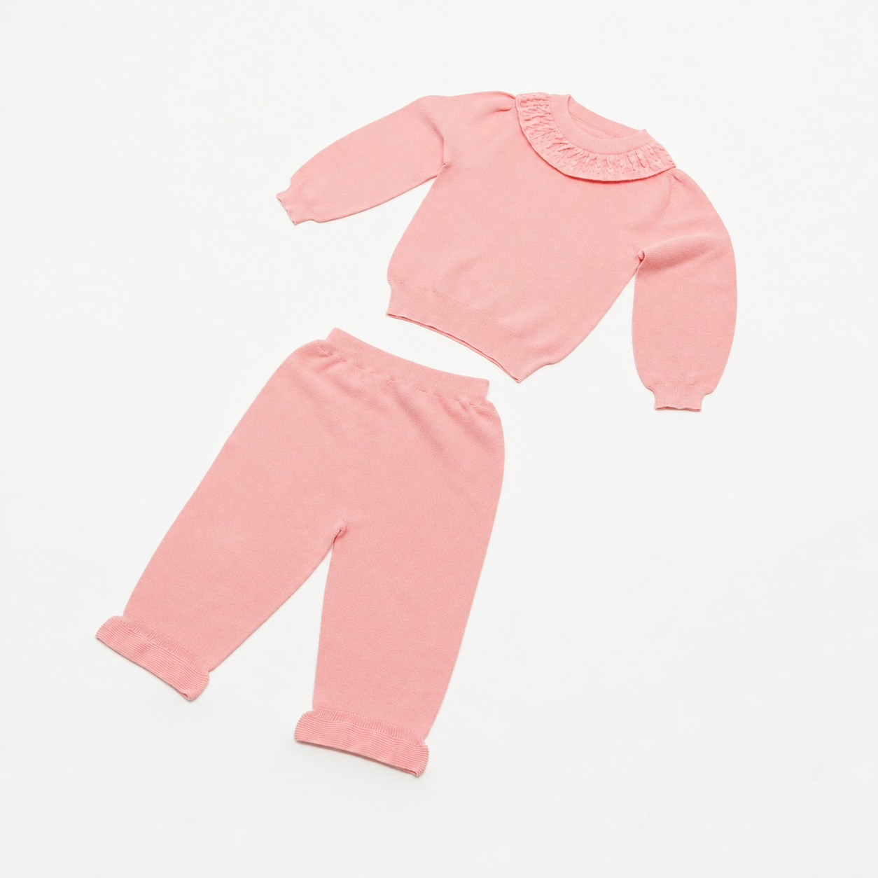 Bib Sweater Set PINK 5
