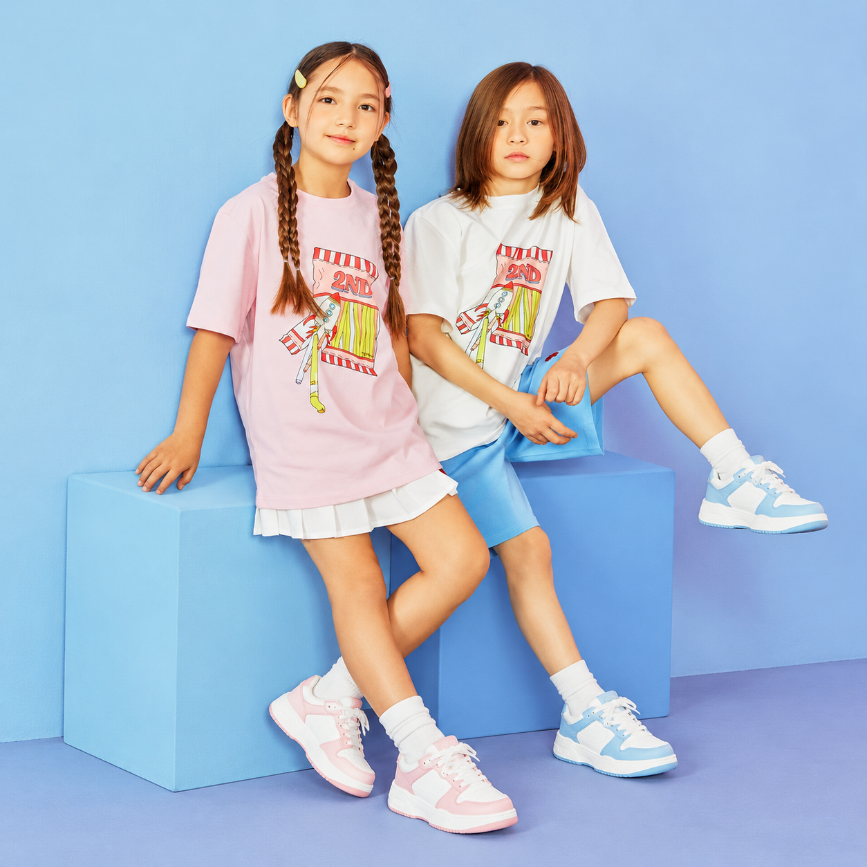Candy Straw T-Shirt PINK 2
