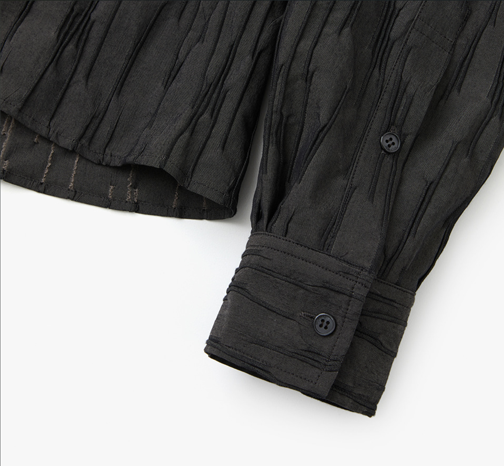 UNBALANCED SHIRT DARK GRAY 6