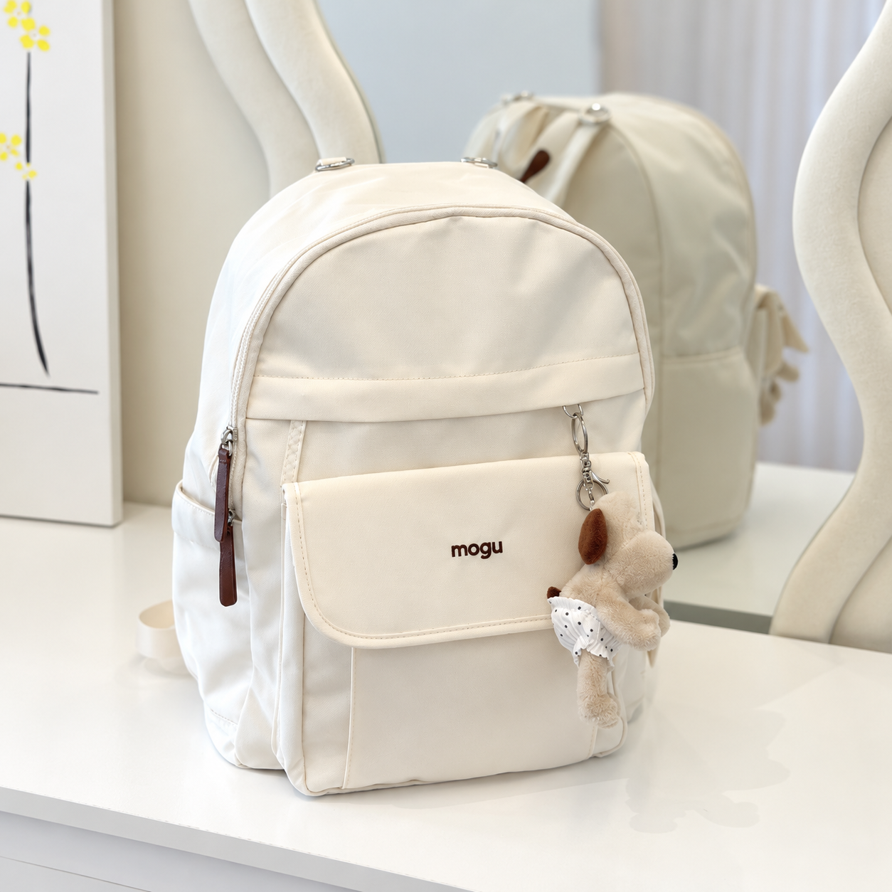 MOGU Backpack-IVORY 5