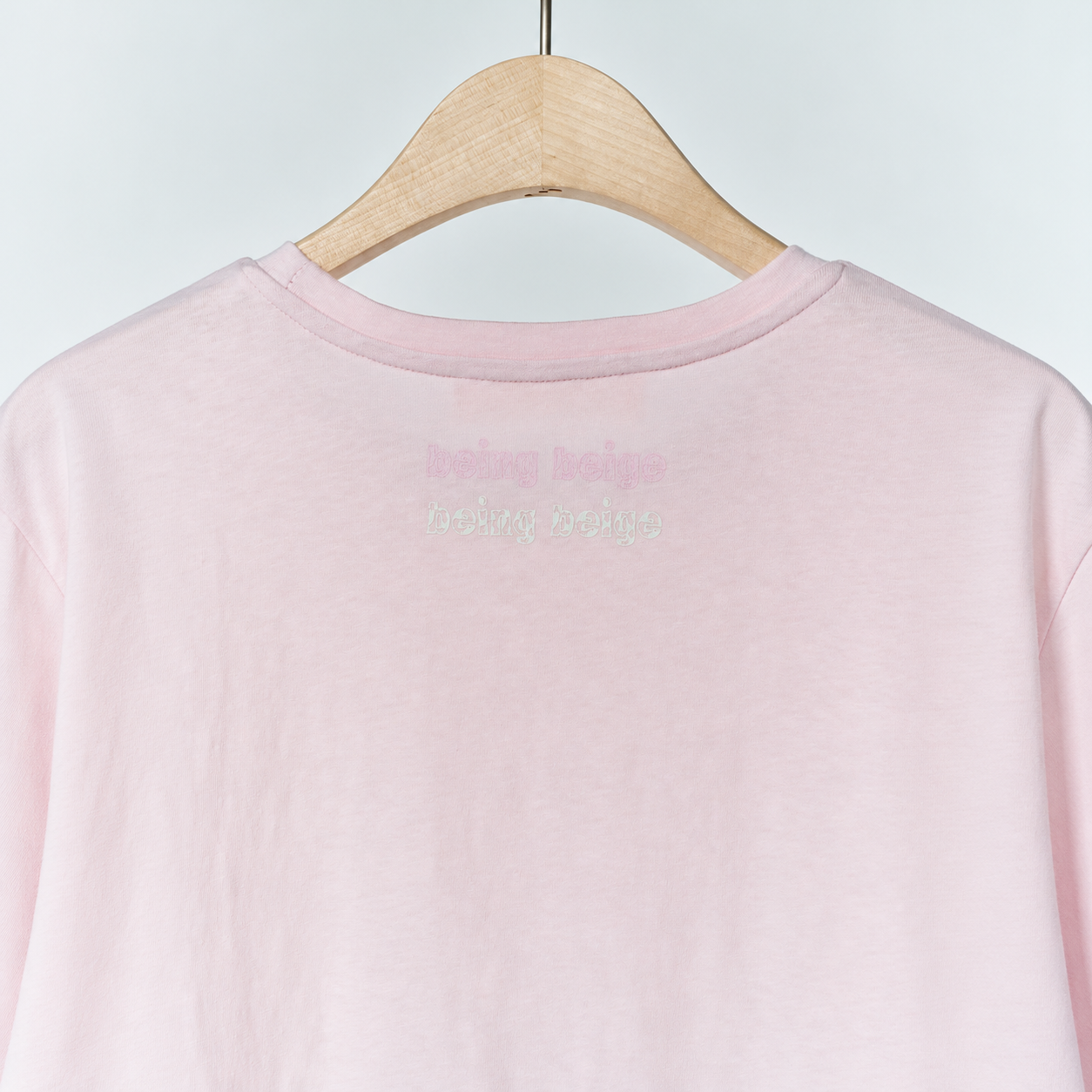 ベーシックなレタリングTシャツ ピンク (PNK) 3