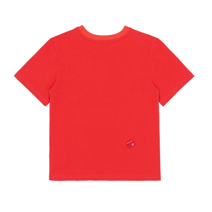 Zigzag Heart Logo T-Shirt RED 7
