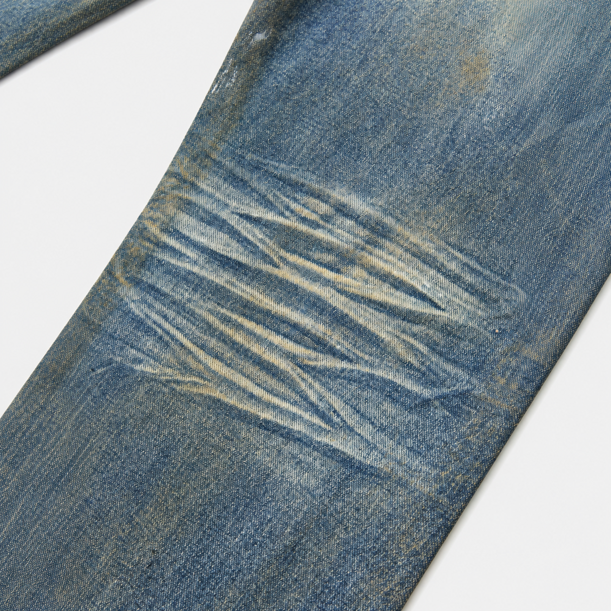 Legacy Coated Flare Denim Pants BLUE 8