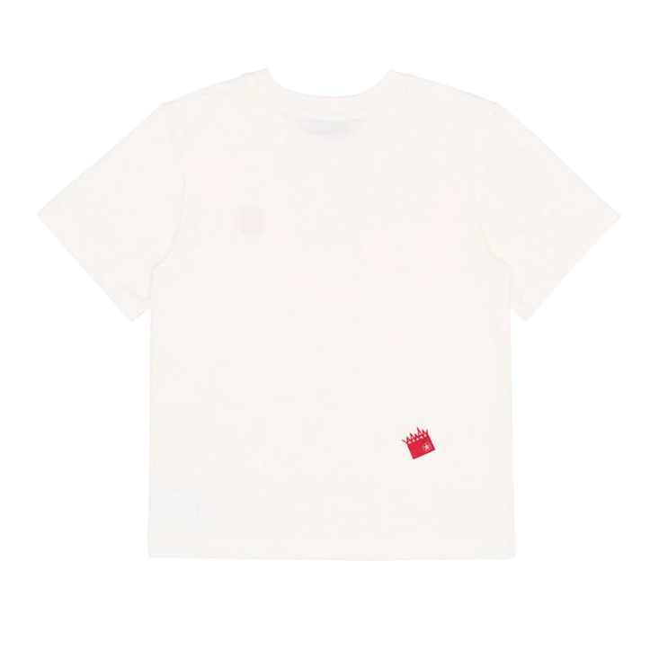 Zigzag Heart Logo T-Shirt IVORY 7