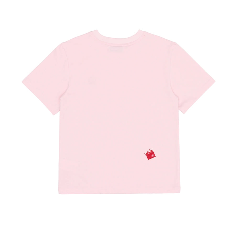 Zigzag Heart Logo T-Shirt PINK 7
