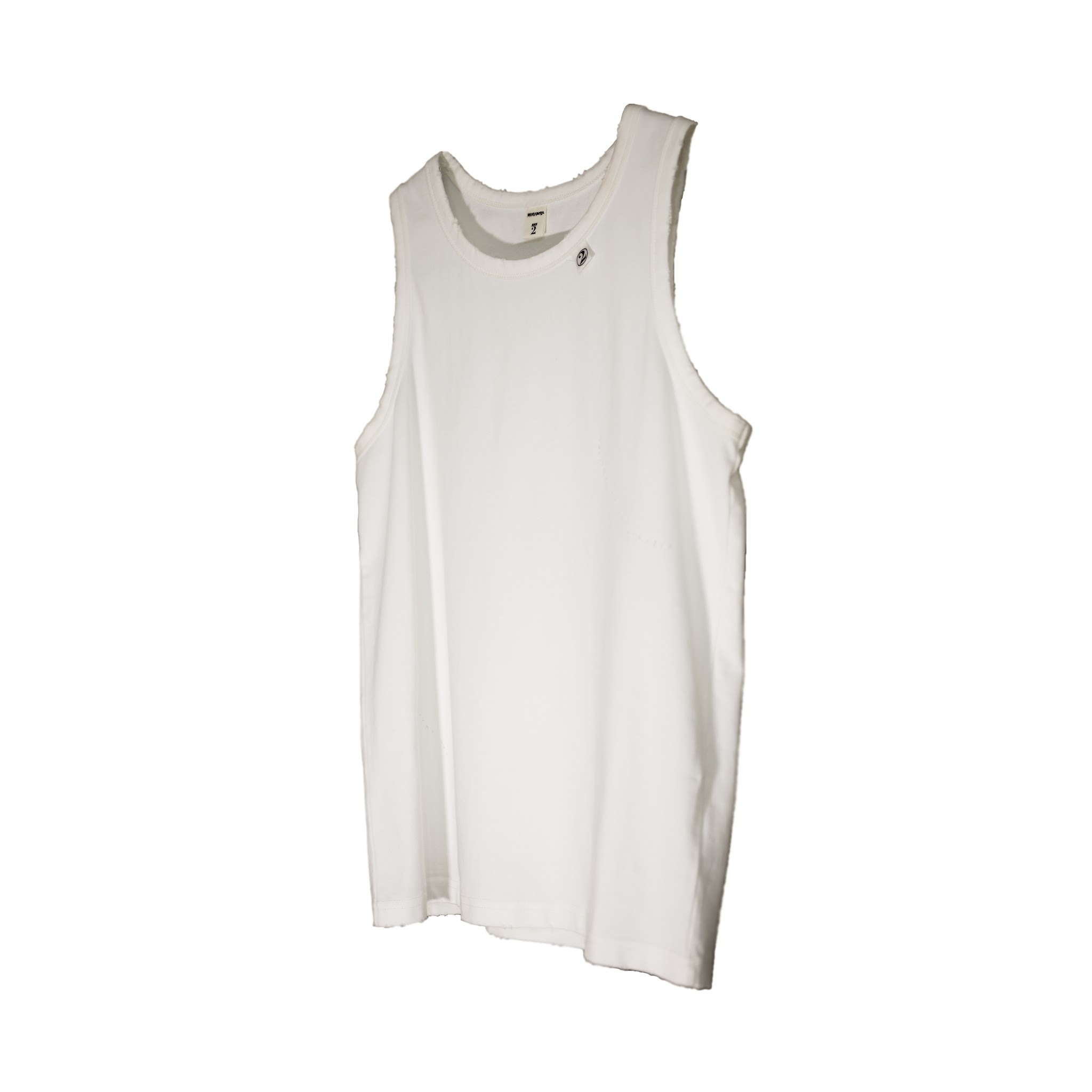 Distressed Tank Top White 6