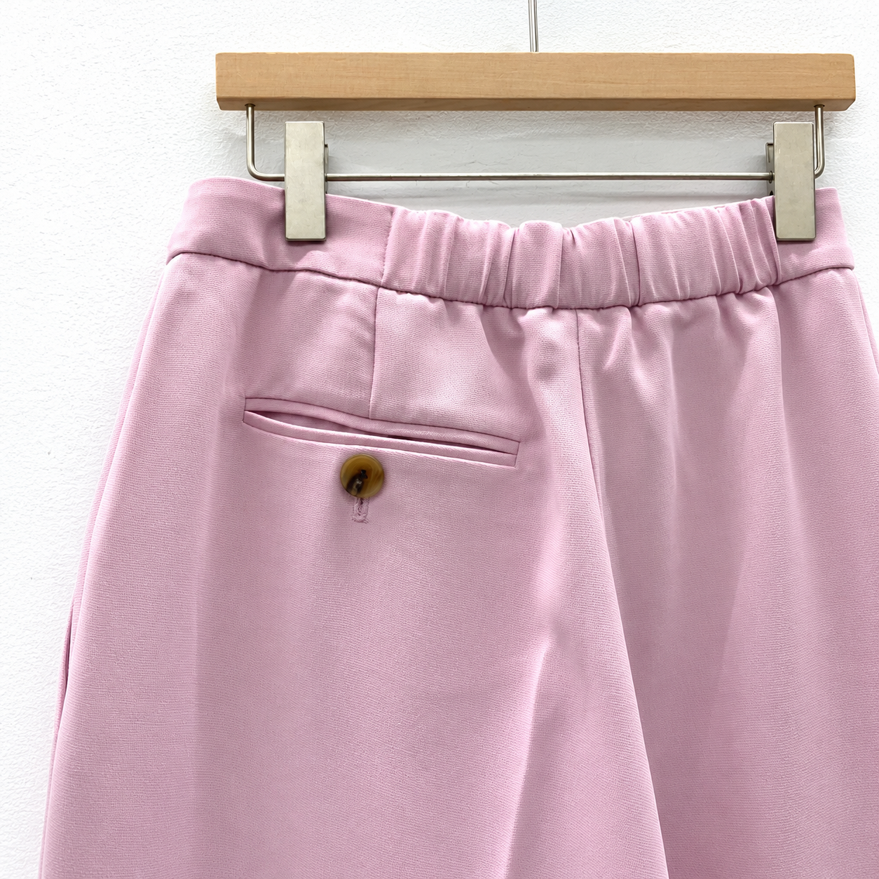 Simple Back Elasticated Slacks PINK 7