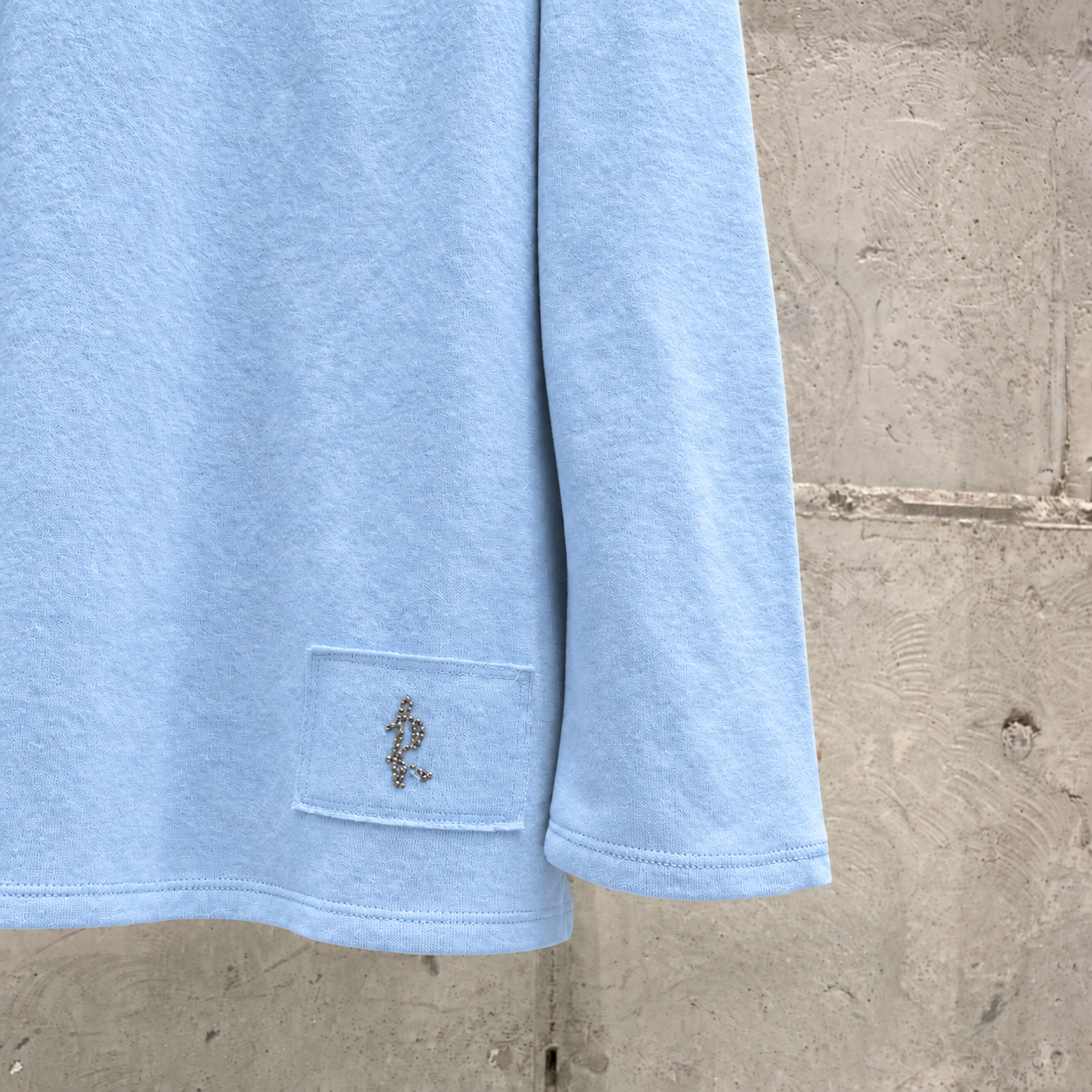 Rookie Angora V-Neck T-Shirt SKY BLUE 3