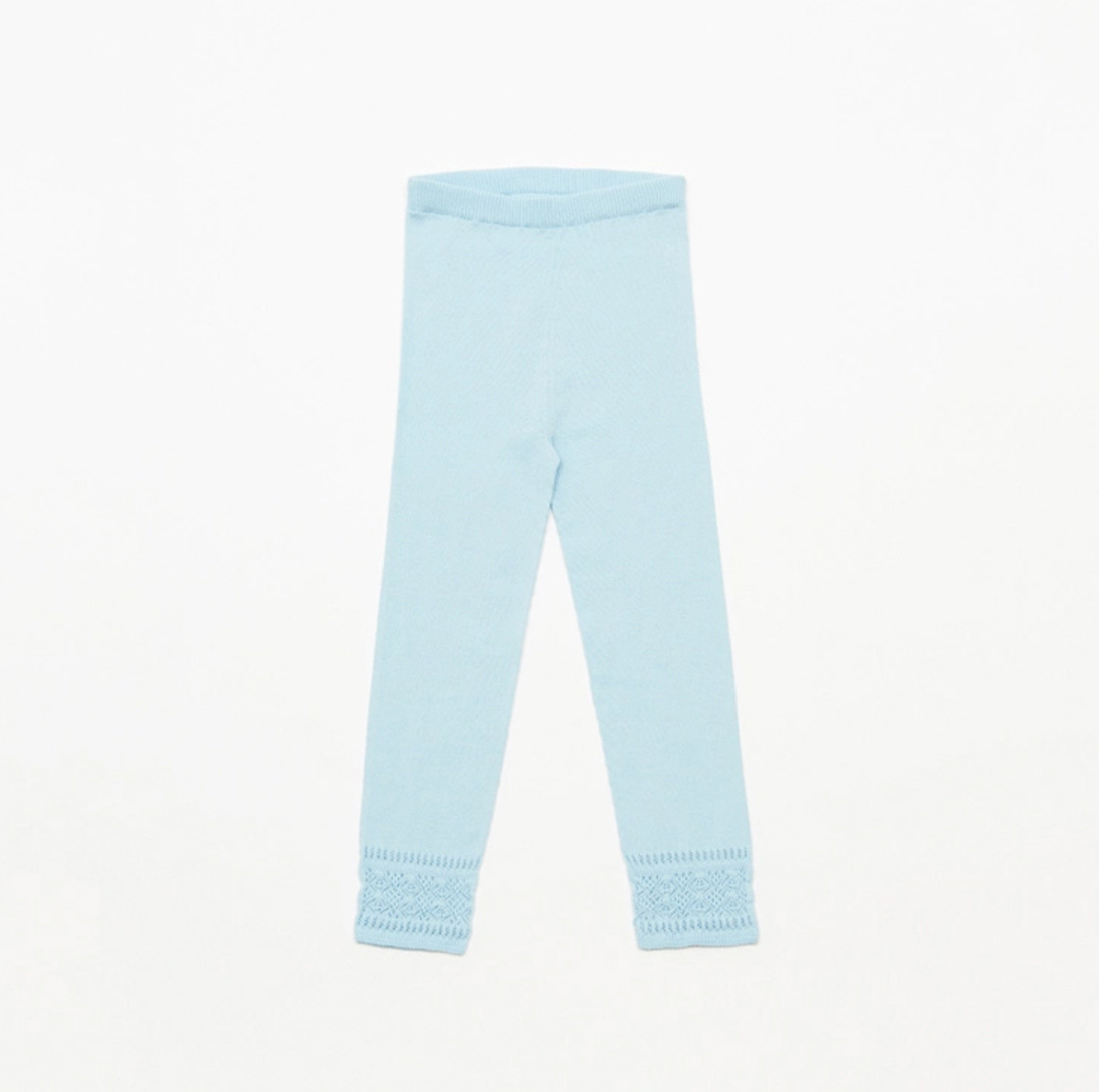 Lace Leggings BABY BLUE 5