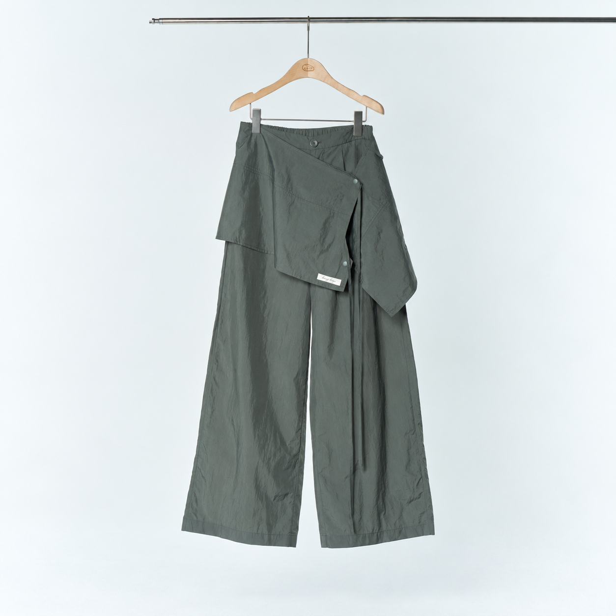 cozy wrap pants Khaki 7