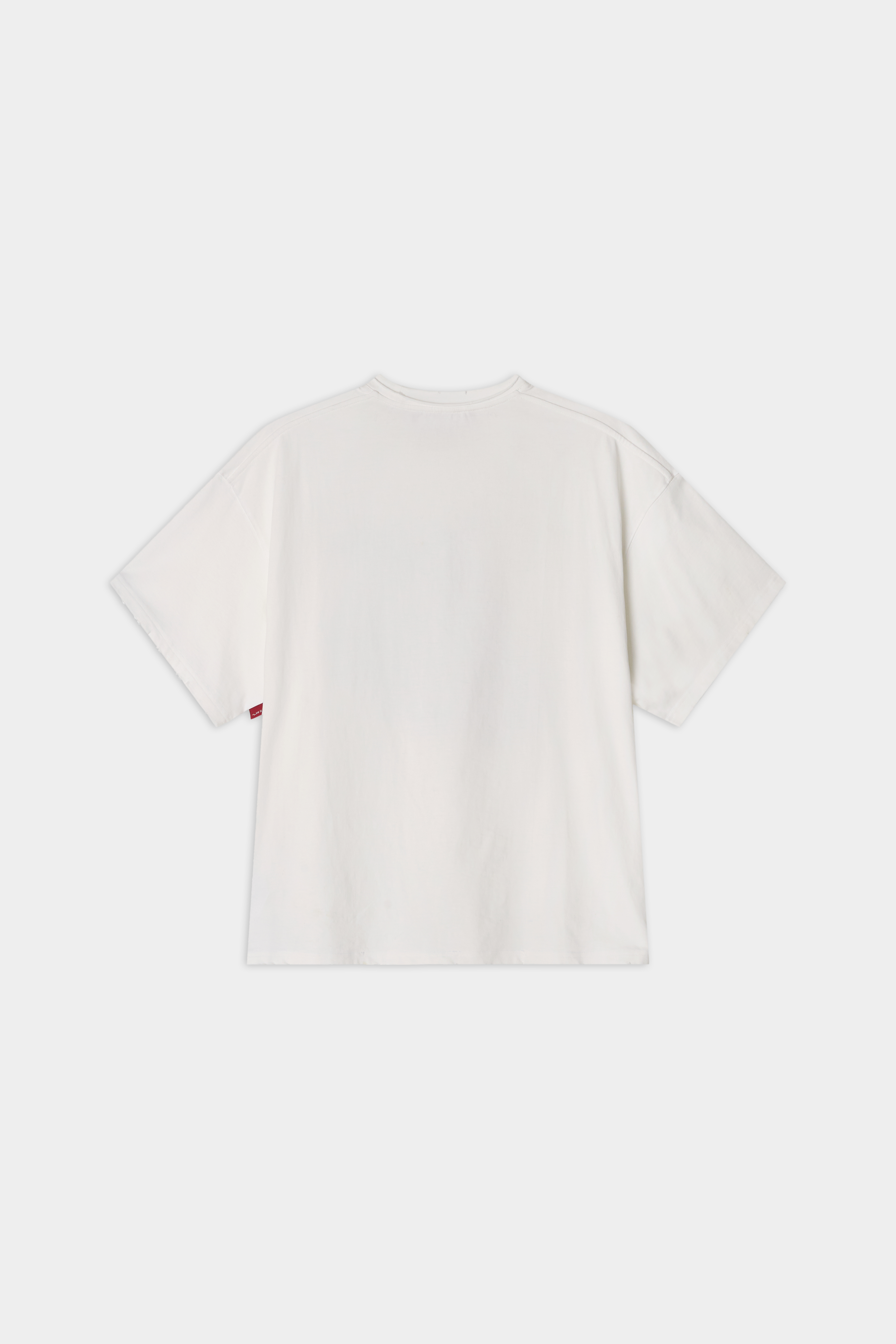 HAND DRAWING 'GHOST RIDER' PRINTING T-SHIRTS-WHITE 5