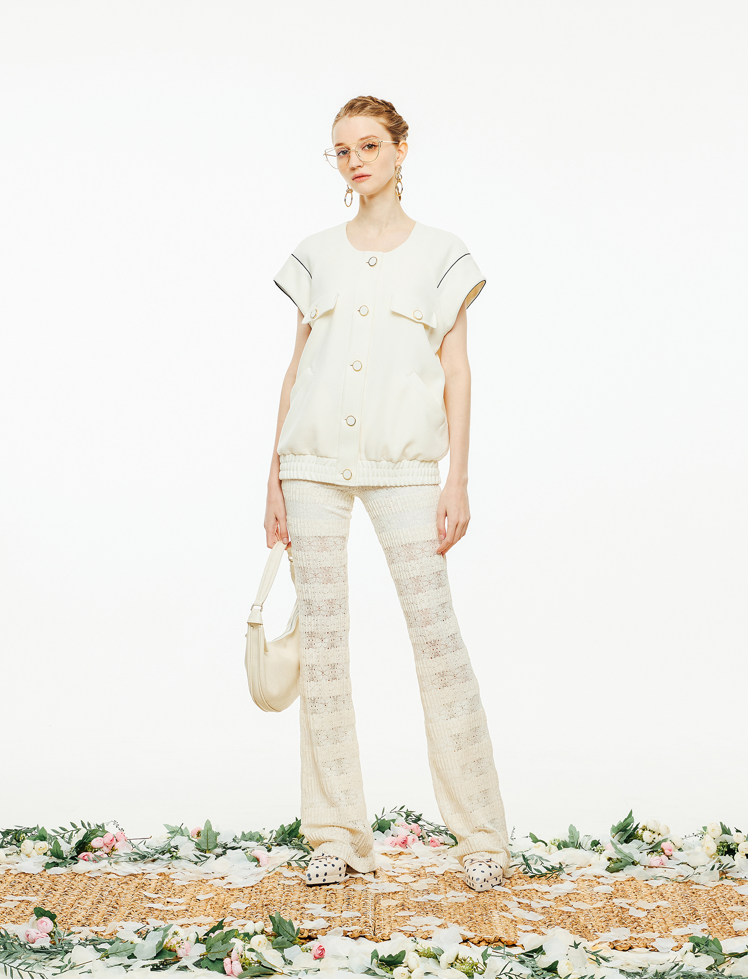 Manuka Bootcut Lace Pants 6
