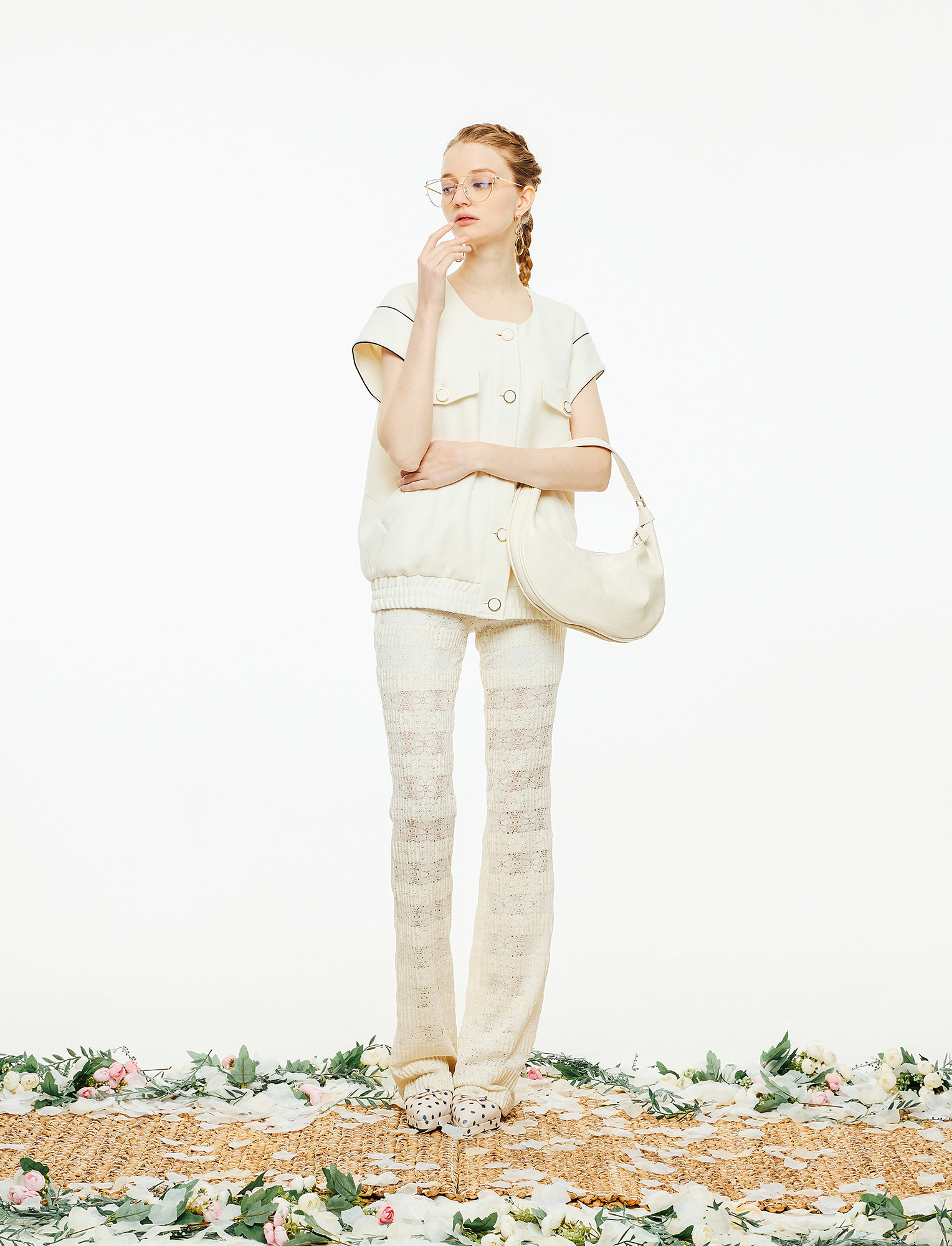 Manuka Bootcut Lace Pants 8