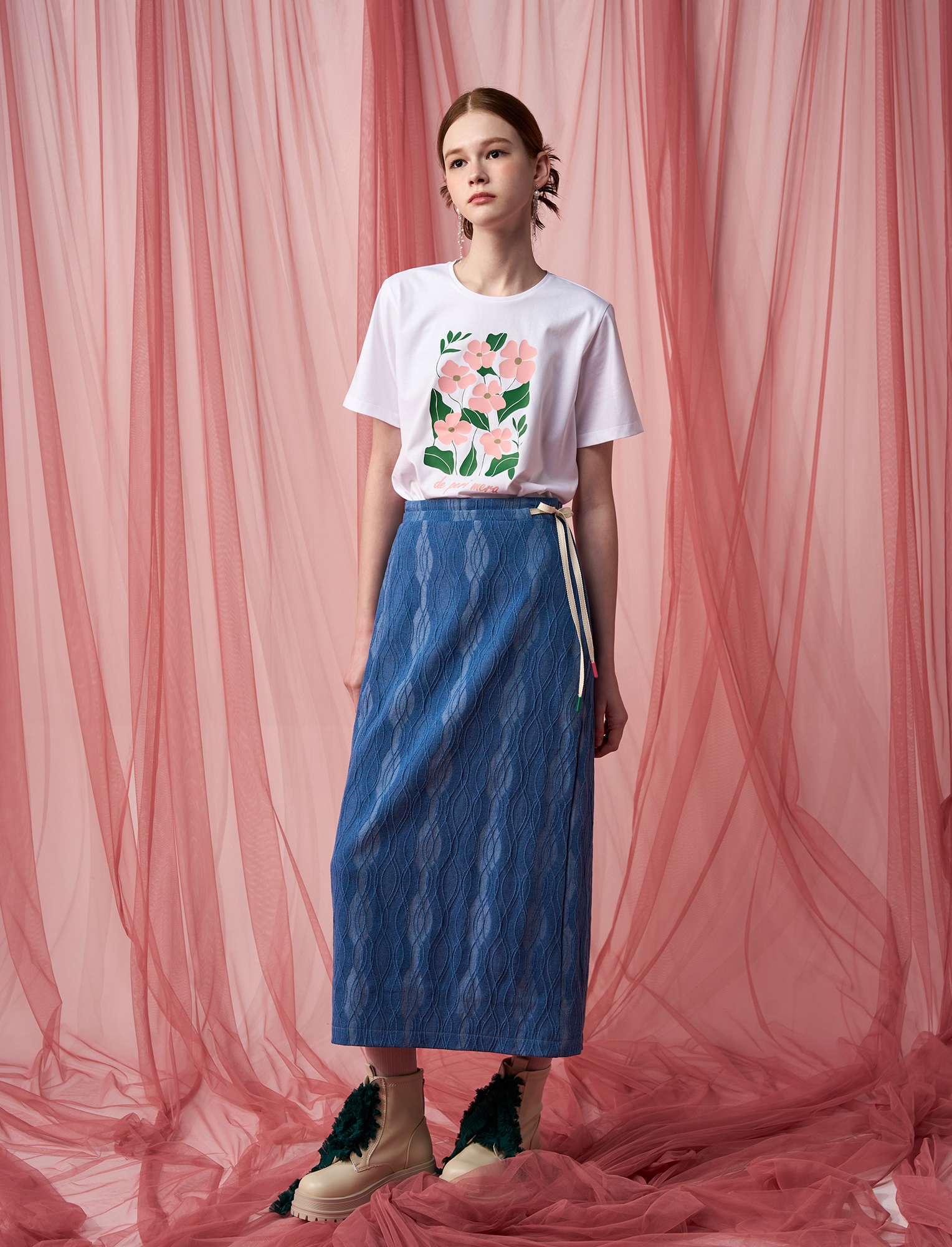 Cosmos Floral Top 6