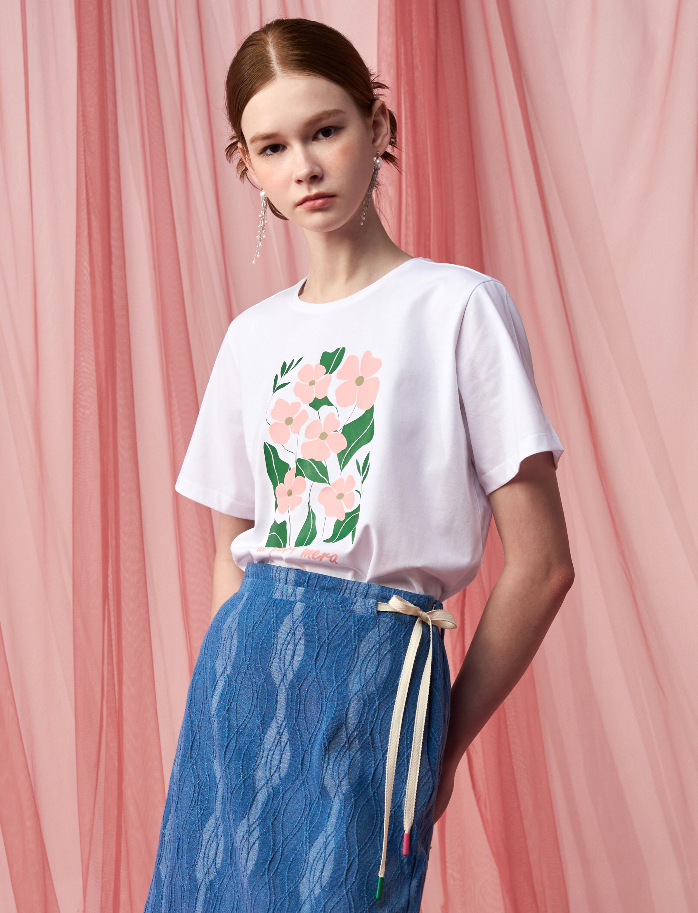 Cosmos Floral Top 9