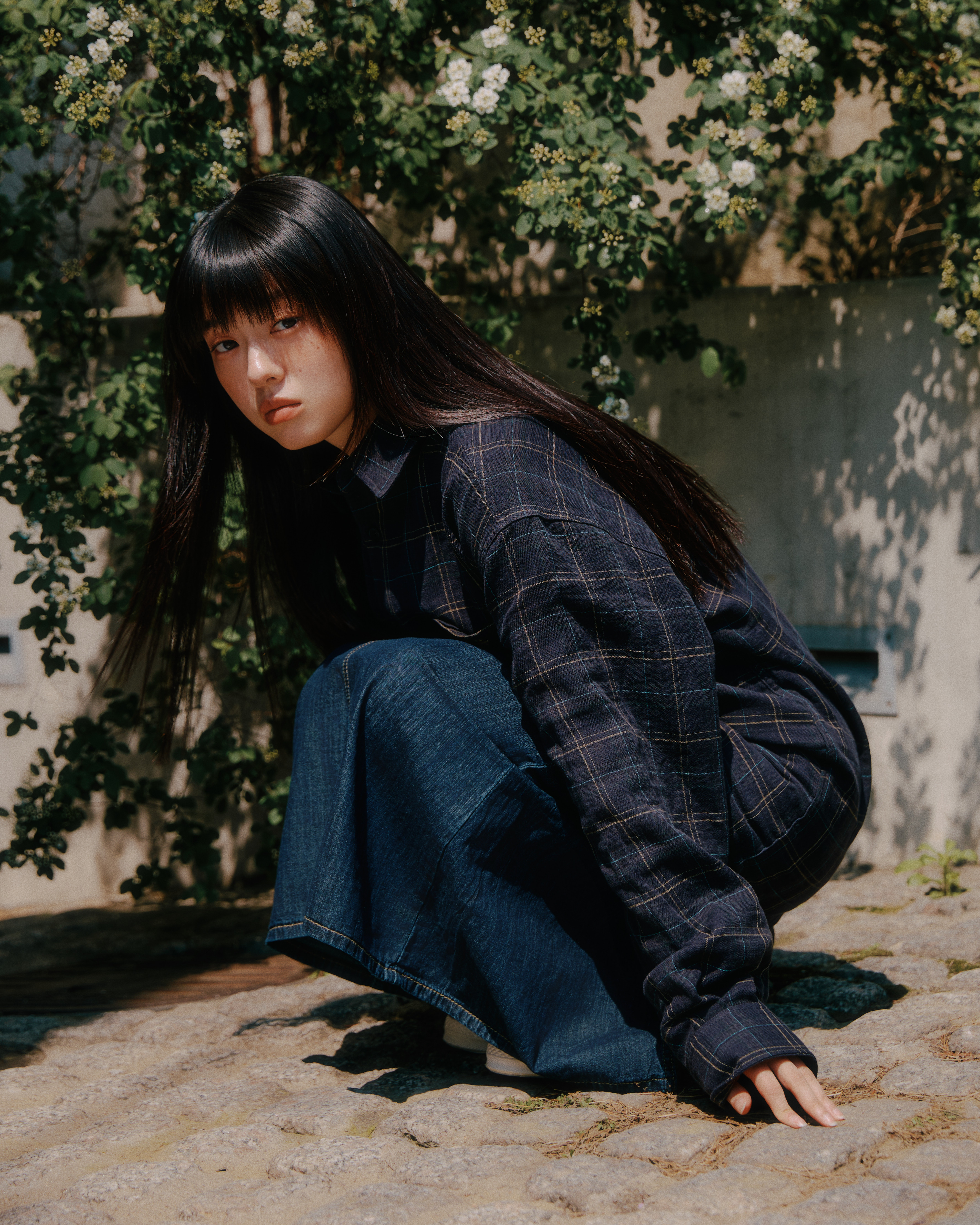 Check Shirt No.0003 -Summer Navy 4