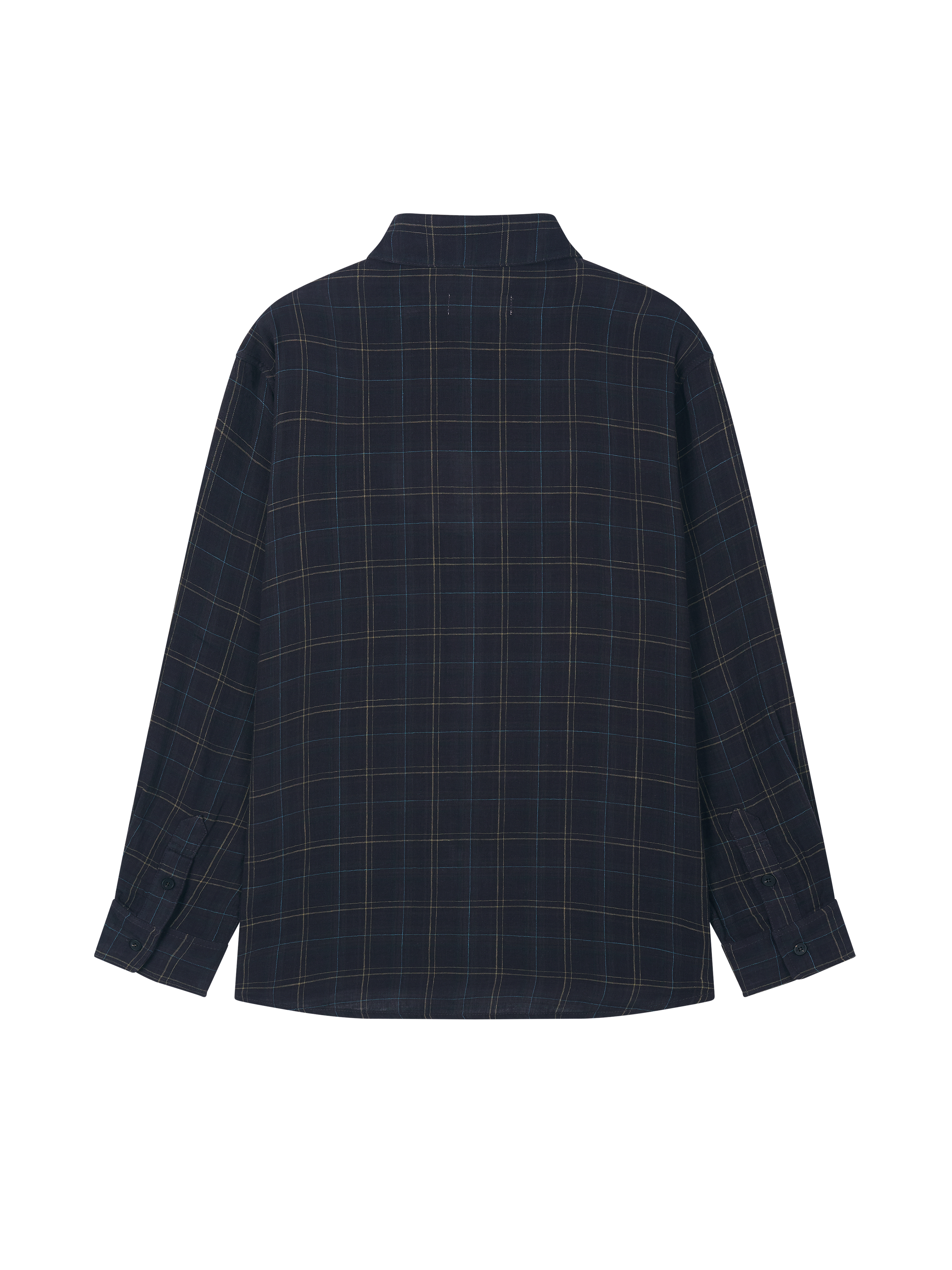Check Shirt No.0003 -Summer Navy 6
