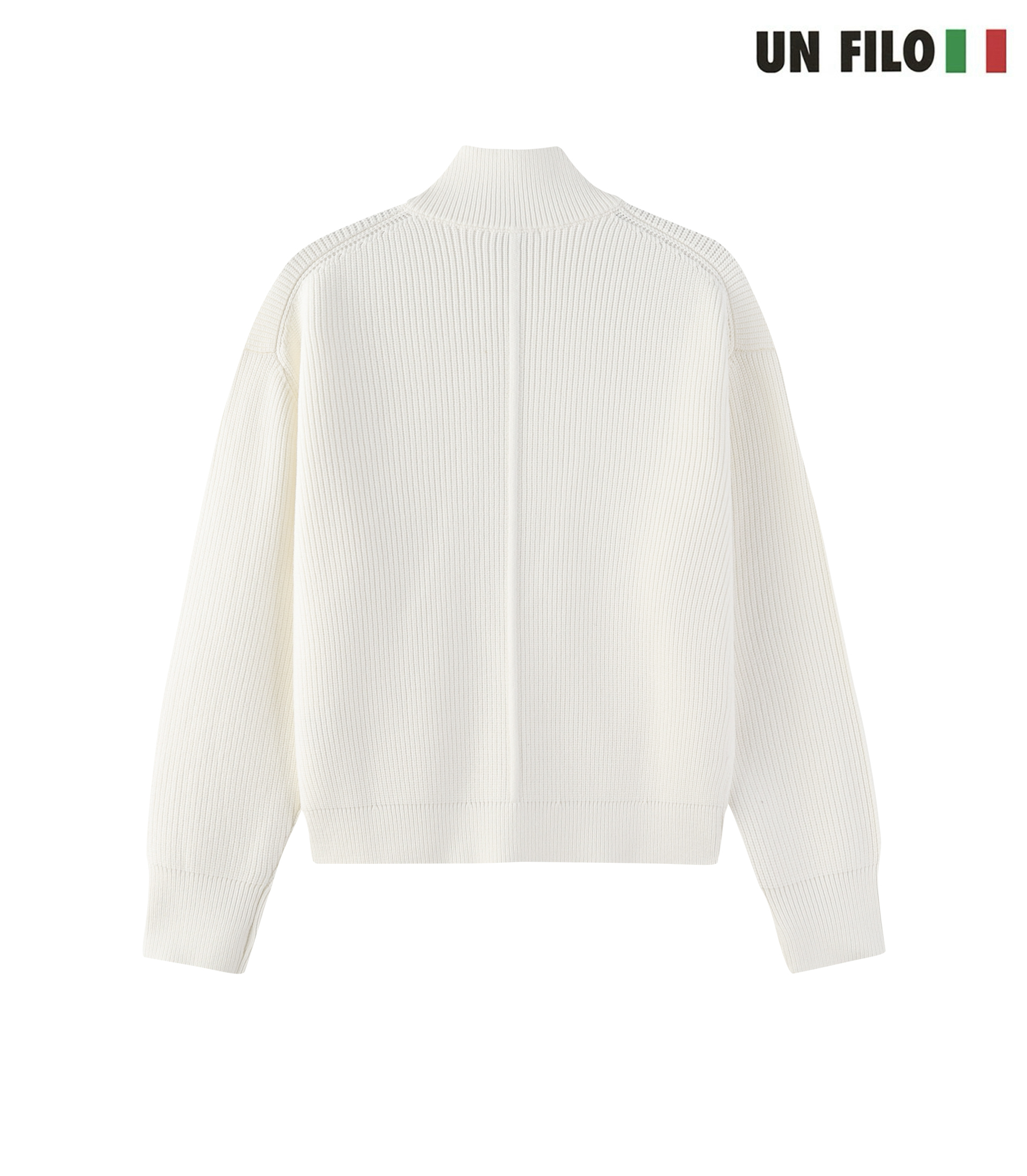 Impressive Turtle Zip-up Knit 7