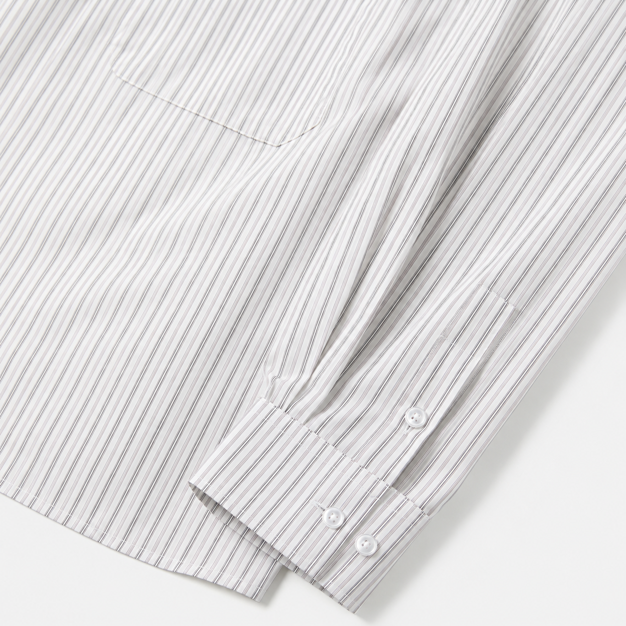 Stripe Crop Shirt-IVORY 8