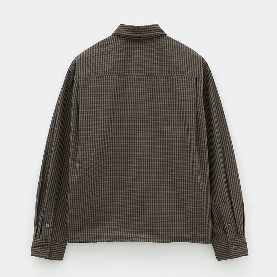 Legacy Wire Check Shirt-BROWN 2