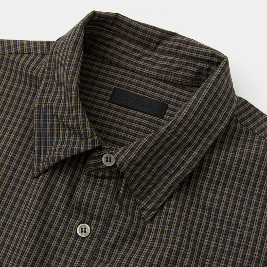 Legacy Wire Check Shirt-BROWN 3