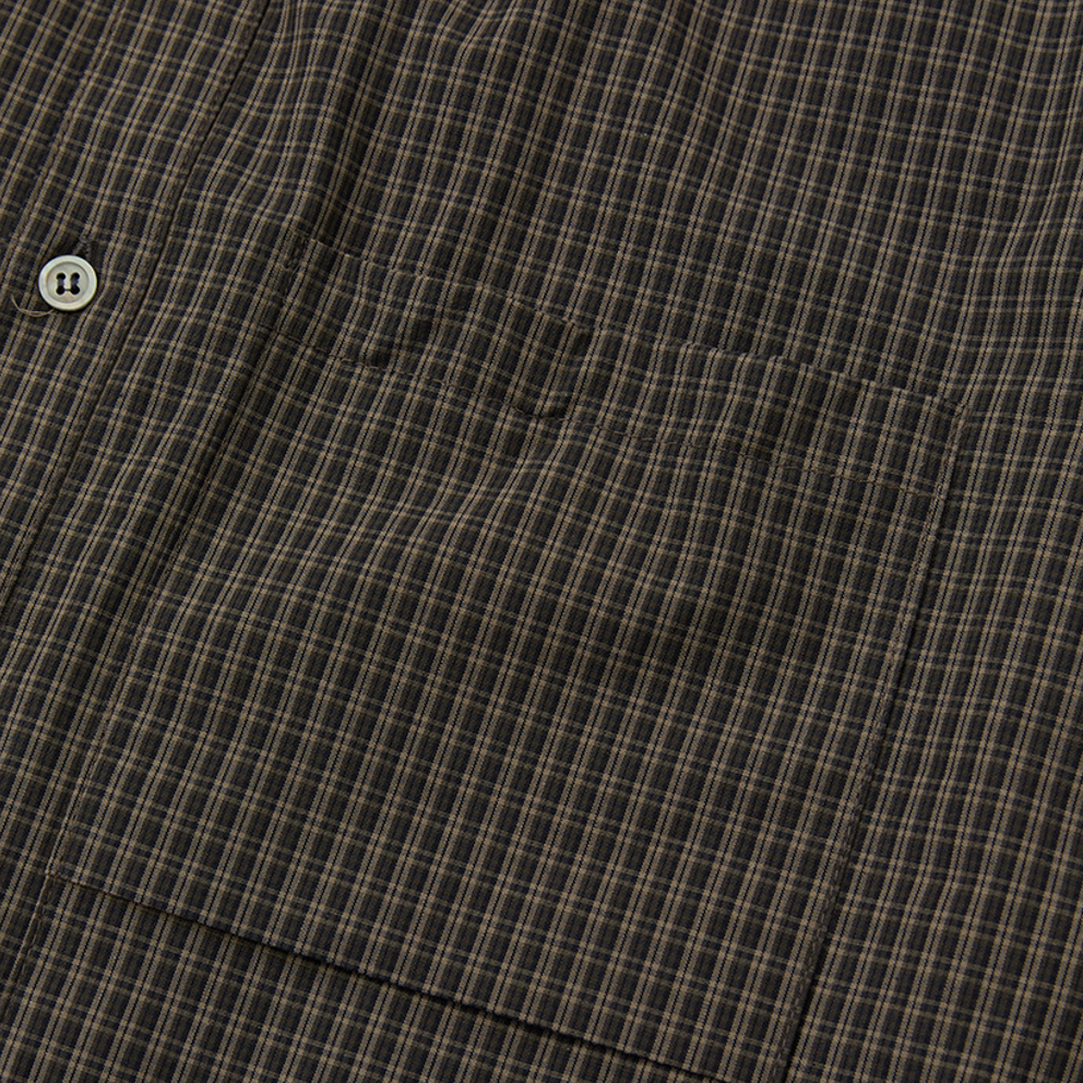 Legacy Wire Check Shirt-BROWN 4